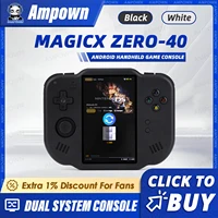 Consola de videojuegos AMPOWN ZERO 40, pantalla multitáctil IPS de 4 pulgadas, sistema Android A133P, compatible con Wifi, Bluetooth, Motor de vibración para NDS
