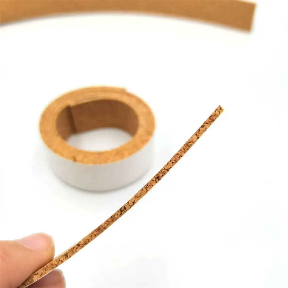 Sticky Back Cork Strip Wood Bulletin Board Office Message Display Wall Photo Holder Home School Note Organizer Tool