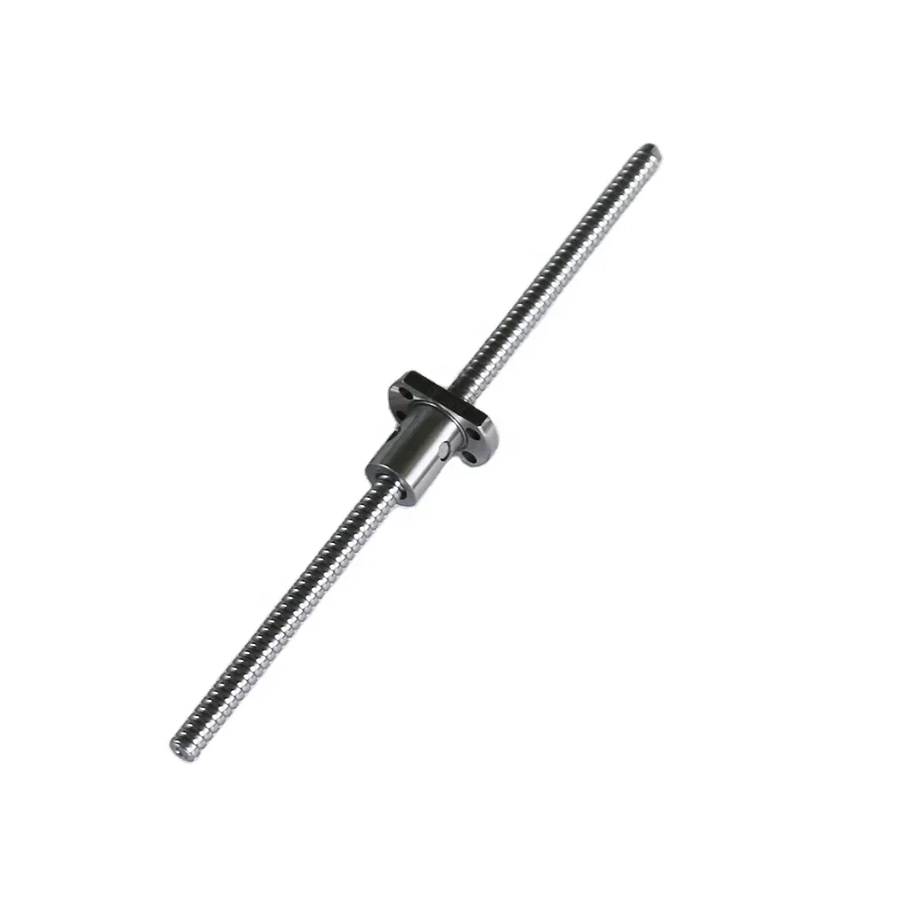KYDCN 8mm Micro Ball Screw SFK0801 0802 08025 CNC Miniature Ball Screw 100mm-550mm Micro Ball Screw for 3D Printer