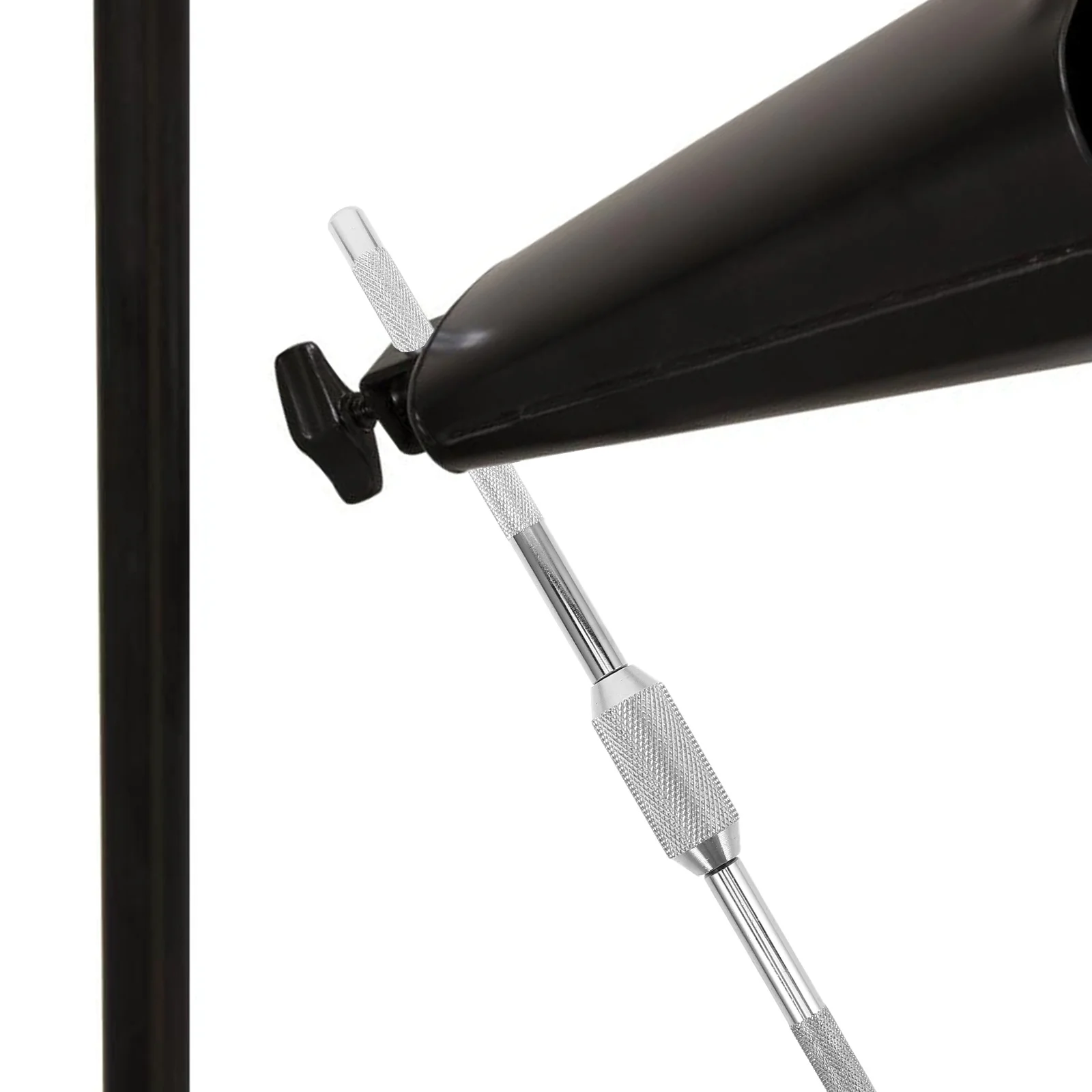 

Cowbell Mounting Bracket Metal Straight Rod Drum Accessory for Stable Secure Cowbell Holder Extension Drum Percussion Mount