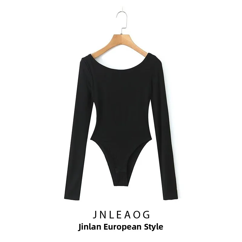 

JNLEAOG Women's Cross Ba Long Sve T-irt Base irt Design Sensation Autumn New Sle High Waist ort Pants Polyester ...