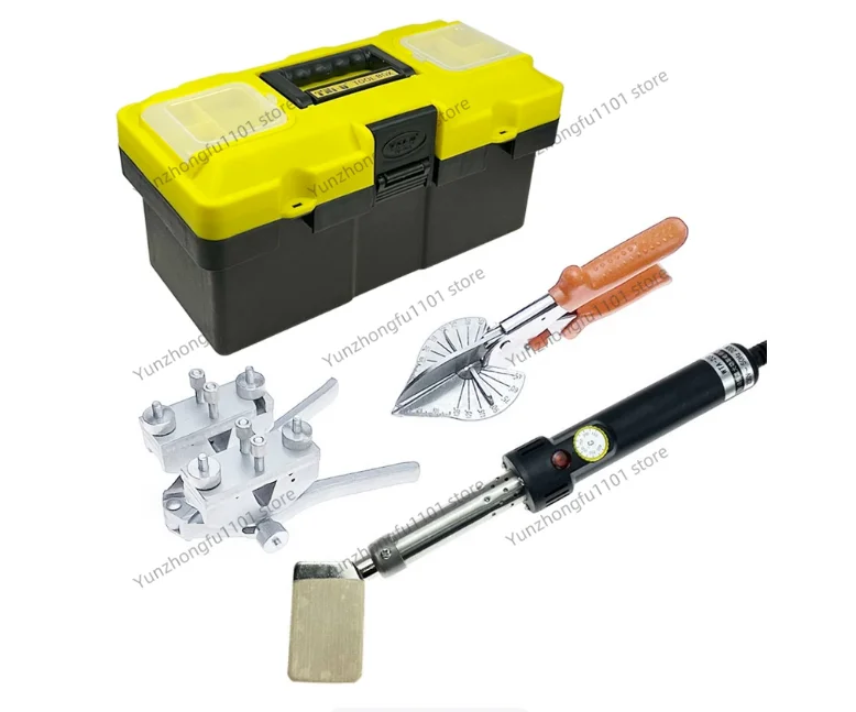 150W PU Round Belt Welding Machine Set Polyurethane Belt Welder Set 150-350 ℃ Adjustable Temperature Electric Soldering Iron
