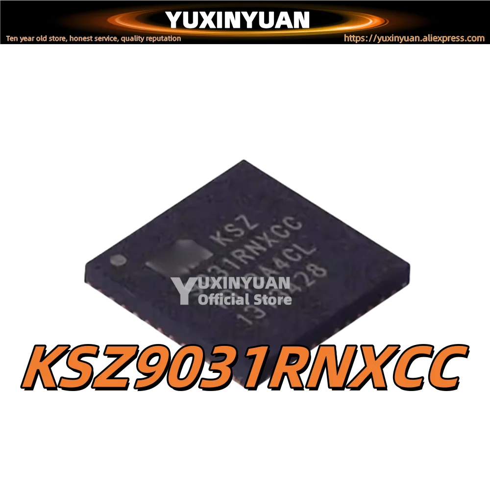 1PCS KSZ9031RNXCC KSZ9031RNXCA KSZ9031RNXIC KSZ9031MNXIC KSZ9031MNXCC KSZ9031RNXIA QFN48 IC IN STOCK