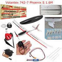 Volantex 742-7 Phoenix S 1.6M RC Airplane parts: Propeller  Servo horns Gear box Motor Receiver charger etc