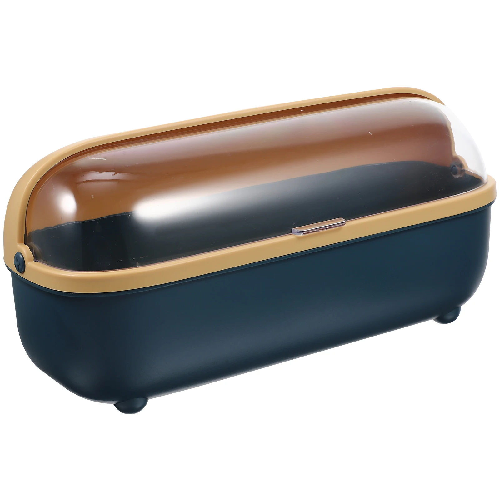 

Sturdy Cutlery Holder Transparent Lid Stackable Utensil Storage Box Household Countertop Organizer For Chopsticks Forks Spoons