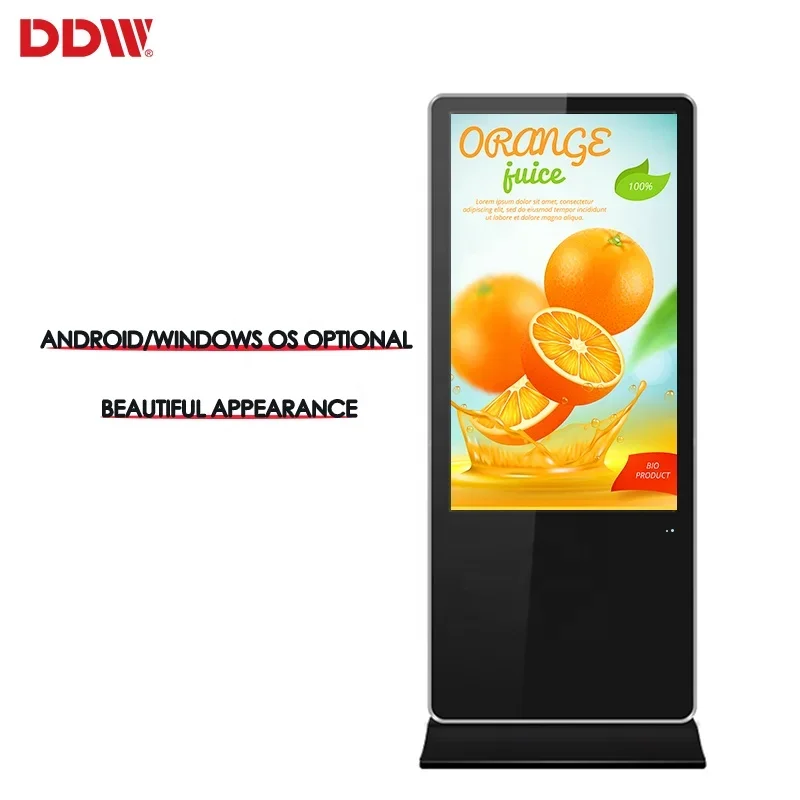 55 inch digital signage display machine android wifi lcd monitor vertical tv indoor advertising screen