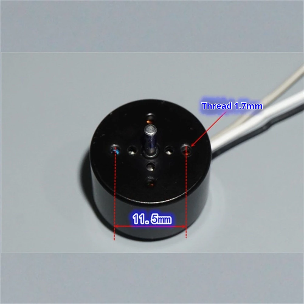 1609 1200KV Outer Rotor Brushless Motor 2-4S LiPo Dual Ball Bearing Balanced Shaft for RC Quadcopter Multirotor Fixed Wing Plane