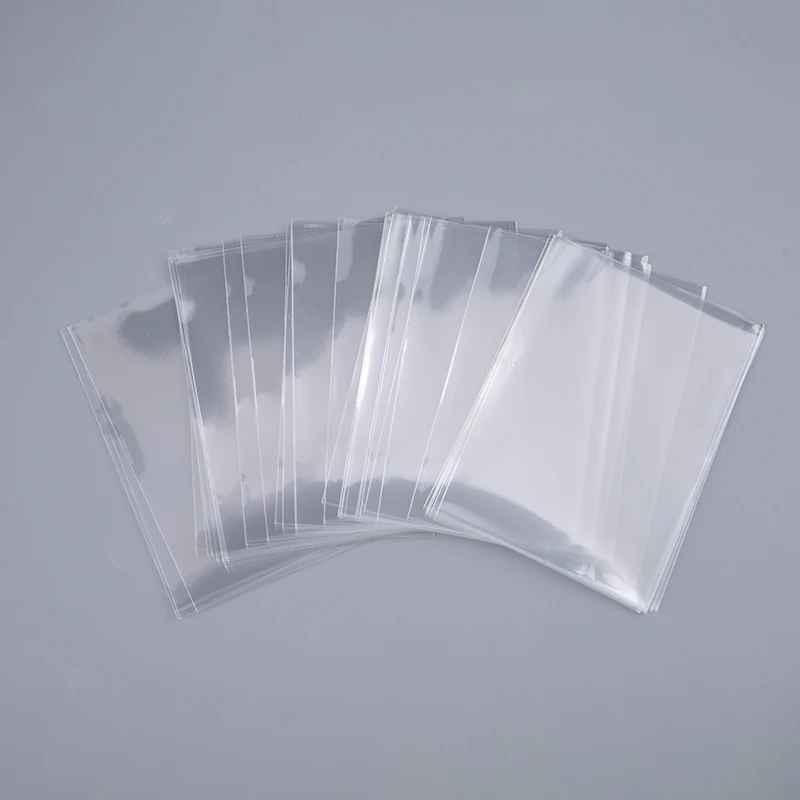 100Pcs 65*90 Transparent Collection Card Film Card Game Protector Kill Sleeves Card And ID Protector Bag