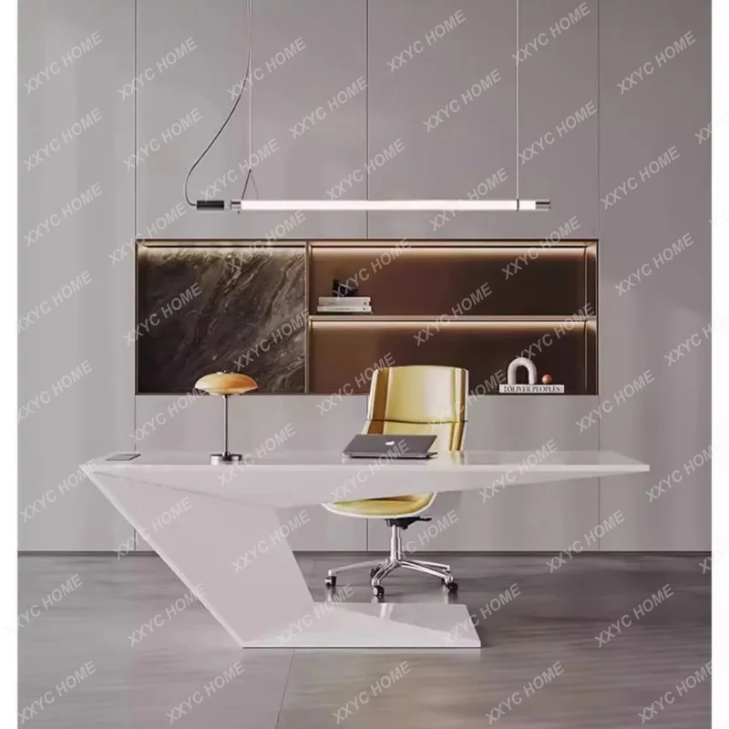 XXhot   Painted boss table supervisor table technological sense fashionable white creativity