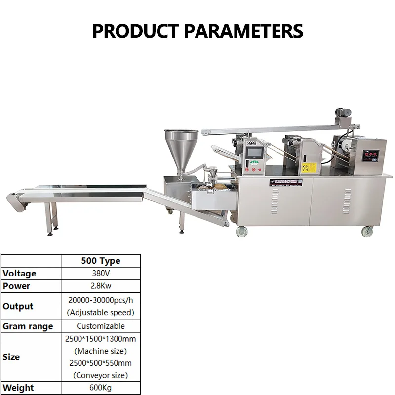 High Efficient Low Price Fully Automatic Patti Samosa Dough Pastry Momo Dumpling Making Machine