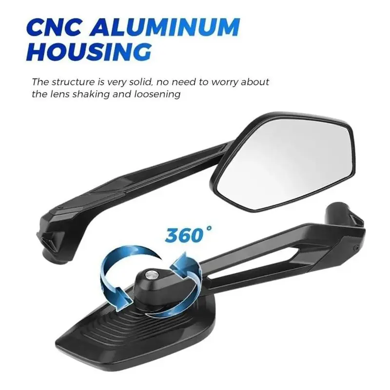 ABOK-Motorcycle Mirrors For BMW R1250GS F850GS R1200GS LC ADV Adventure 2023(NOT CNC) Motorcycle Side Rear View Mirror
