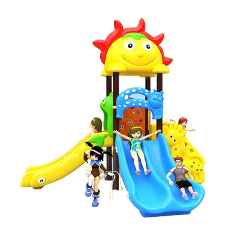 

Kindergarten large slide children's outdoor combination toys plastic community square amusement facilities