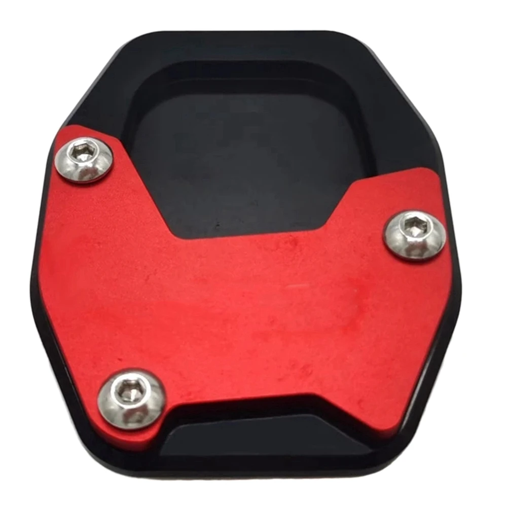 Motorcycle Side Bracket Extension Pad Foot Support Pad Frame for Honda Forza 750 Forza750 XADV750 2020-2022 Red