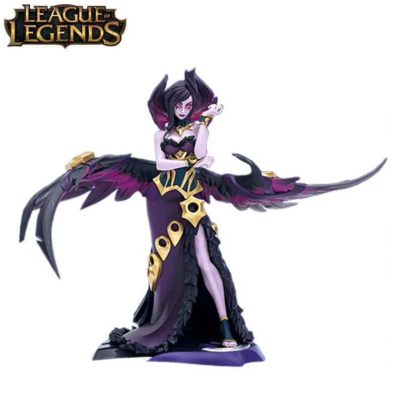 

In Stock Genuine Original League of Legends The Fallen Morgana Action Anime Figure Collectible Dolls Statuette Ornament Toy Gift