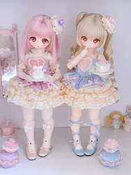 BJD Doll Clothes Sweet Skirt For 1/6 1/4 MSD MDD YOSD Doll Clothing Accessories for Boys Girls Toy Gift (Excluding dolls)