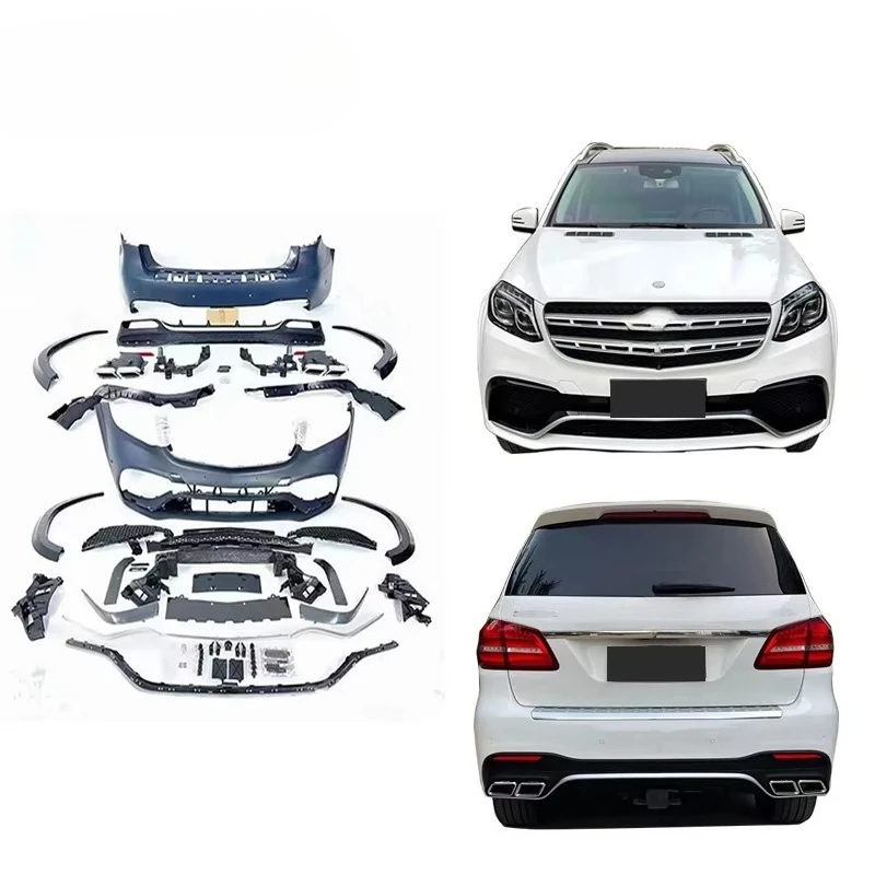 

Car Bumper for GLS X166 Upgrade GLS63 Body Kit Front Bumper Rear Bumper Diffuser Exhaust Pipe