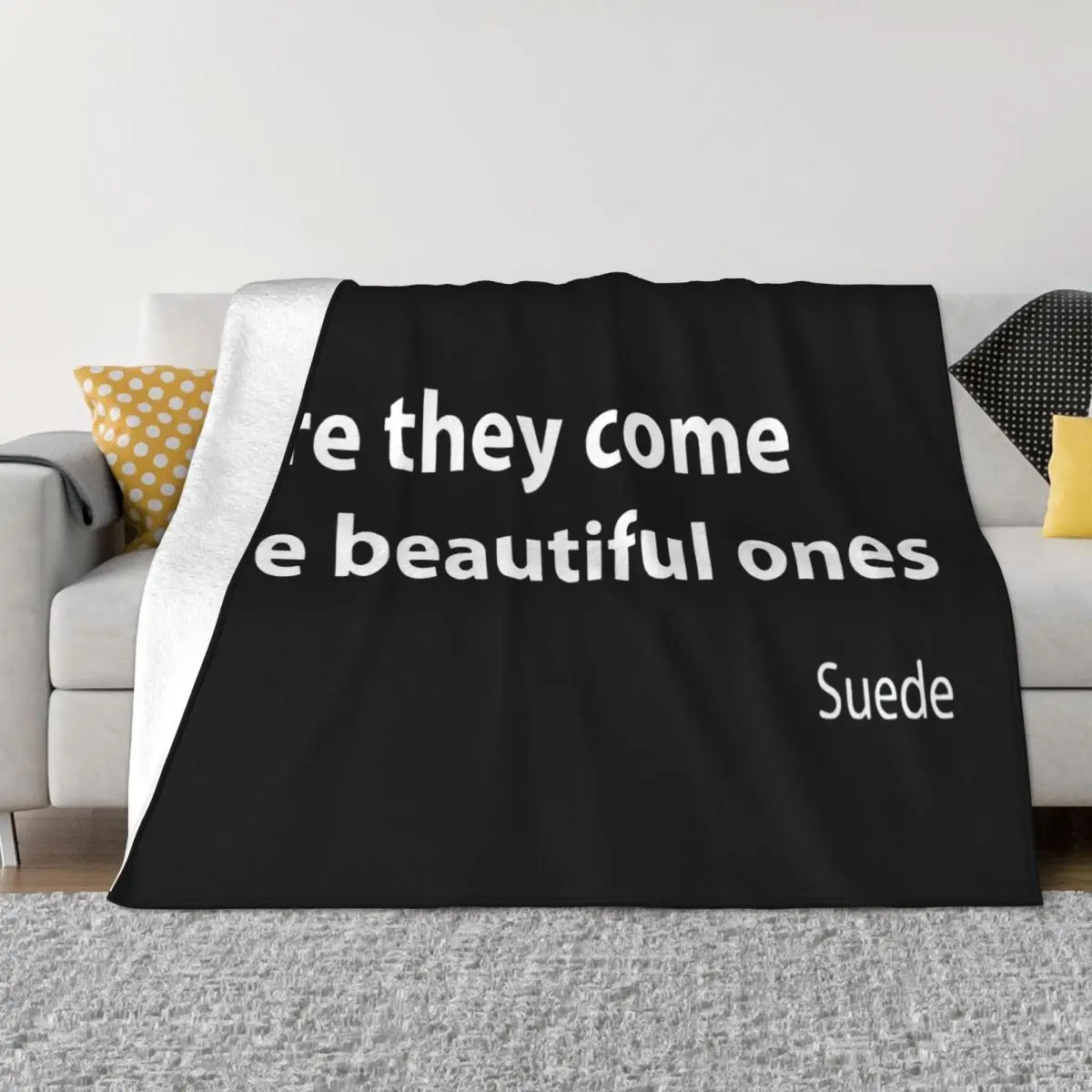 Suede Beautiful Ones Song Lyrics Coming Up Album Brett Anderson Formal Many Colors Male Pride Women Throw Blanket