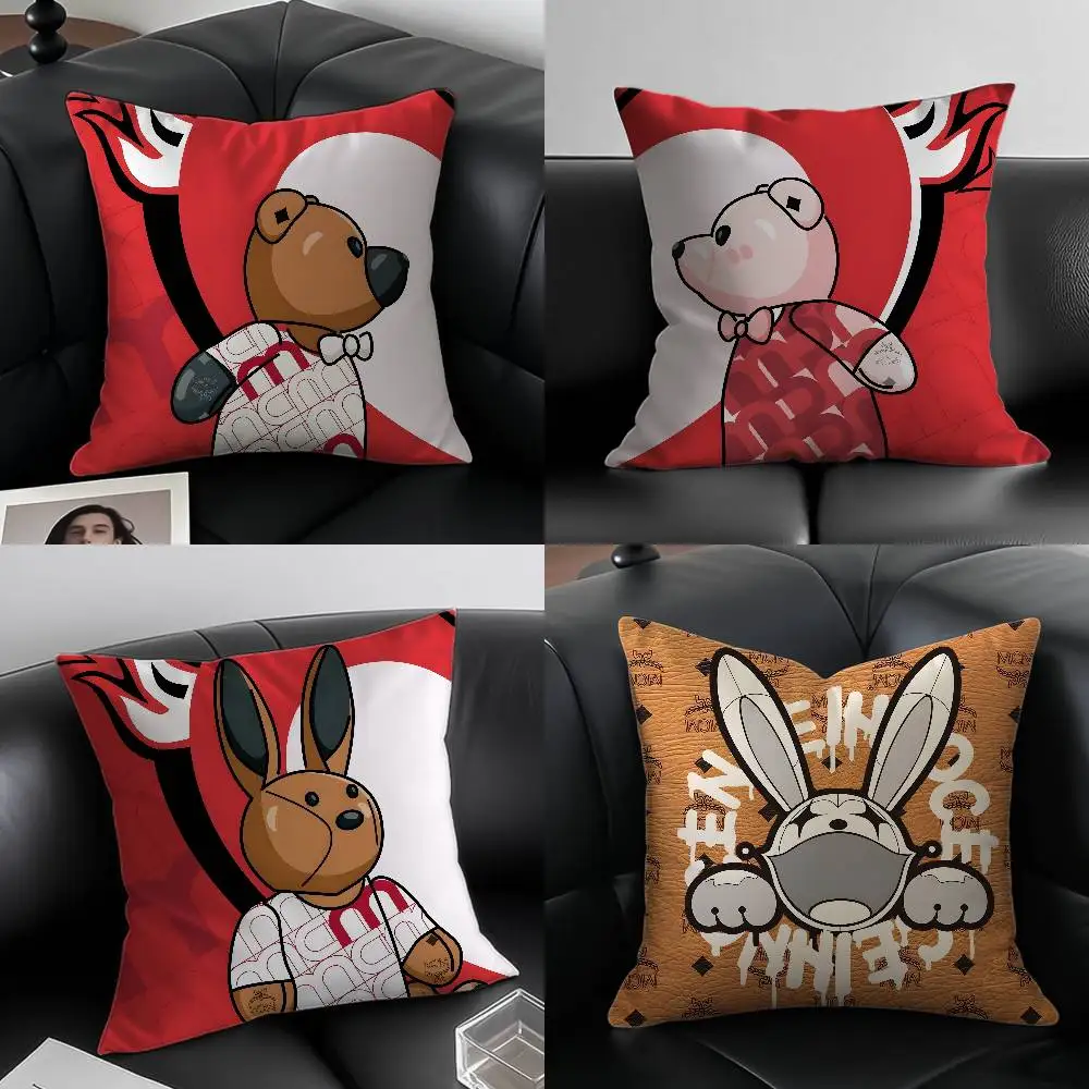 

M-M-MCM-M-M Art Pillow Case Custom Printed Brushed Fleece Pillow, Baby Skin-Touch, Eco-Friendly Dye-Sublimation Cushion For Home