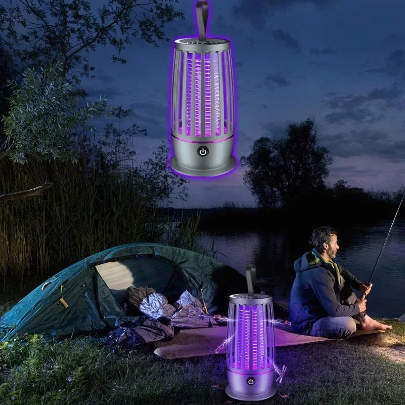 Mosquito Killer Lamp Mute Insect Repellent Electric Insect Trap Usb Charging and Plugging/Plug-in Single Use Can Select