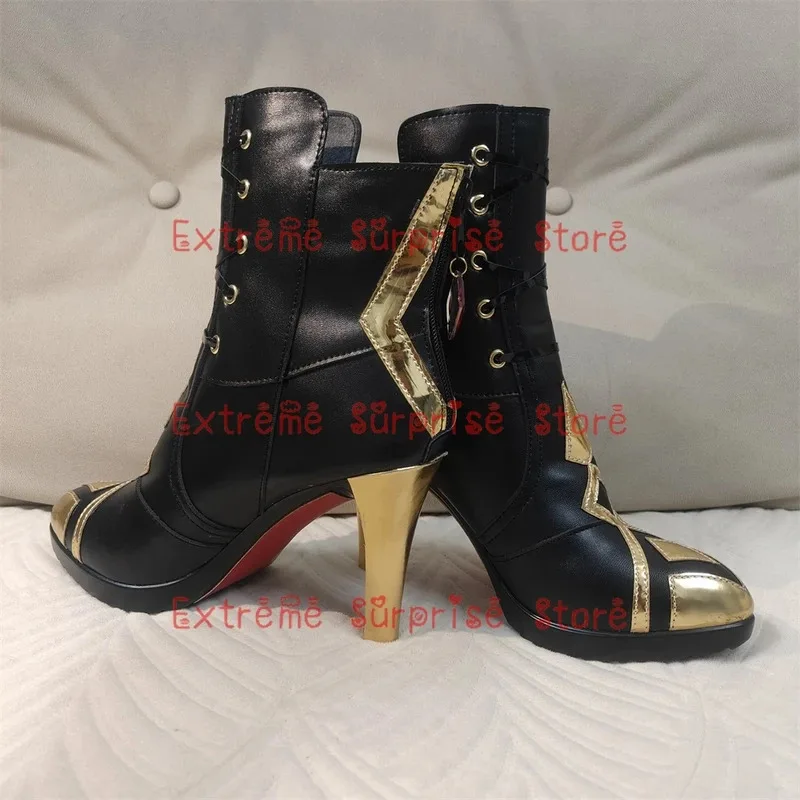 

aaa12 336-43 Size genshin impact Arlecchino High Heels Cosplay Shoes Prop