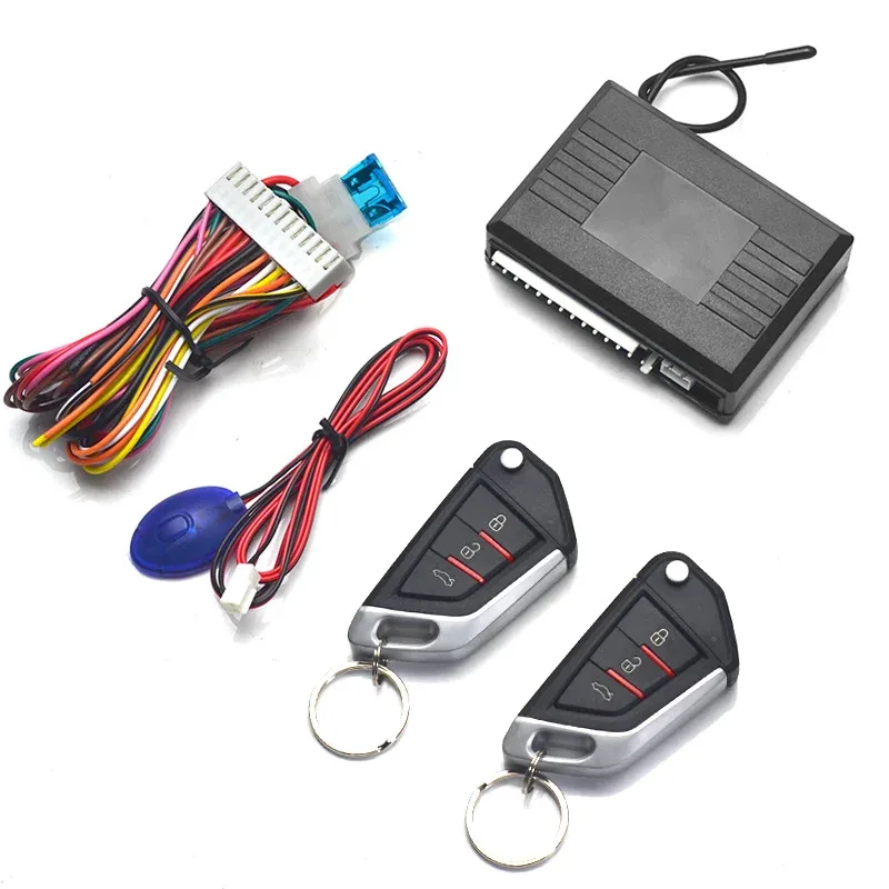 

Универсальный комплект центрального замка с дистанционным управлением, система бесключевого доступа к автомобилю, система определения местоположения автомобиля