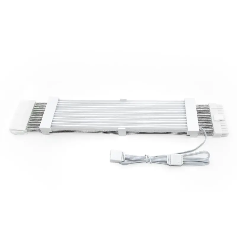 (A91P) ARGB PSU 케이블 24핀 ATx PSU 연장 RGB 케이블 컬러 라인 ARGB 스트리머 전송 어댑터(컴퓨터용), ATx 24핀 썸네일 5