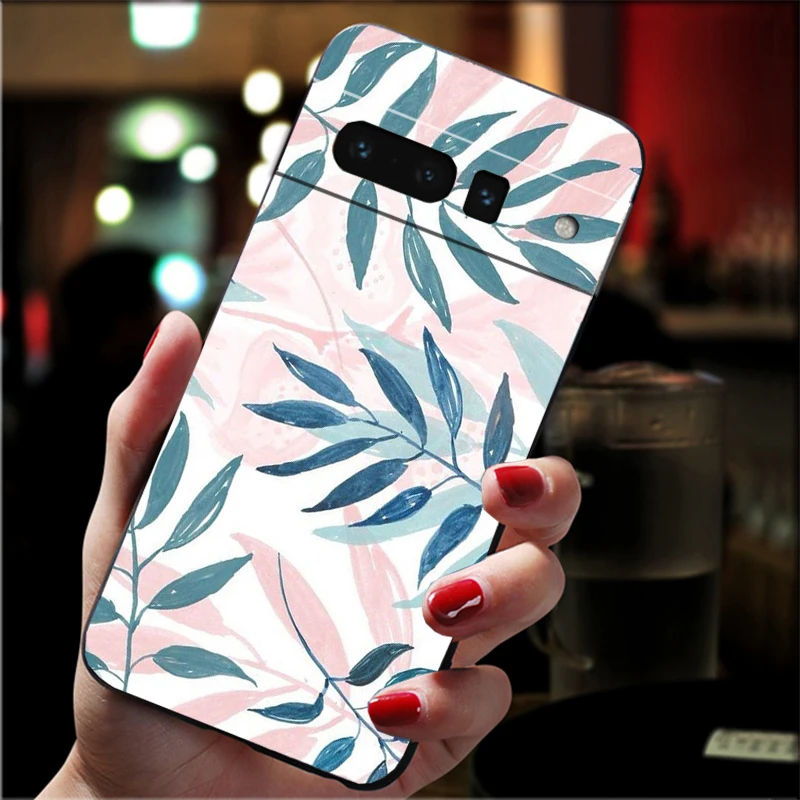 

Phone Case For Google Pixel 10 Pro XL 9 Pro XL 8 7 6 Pro 9A 8A 7A 6A Pixel 8 7 6 5 Palm tree Leaves