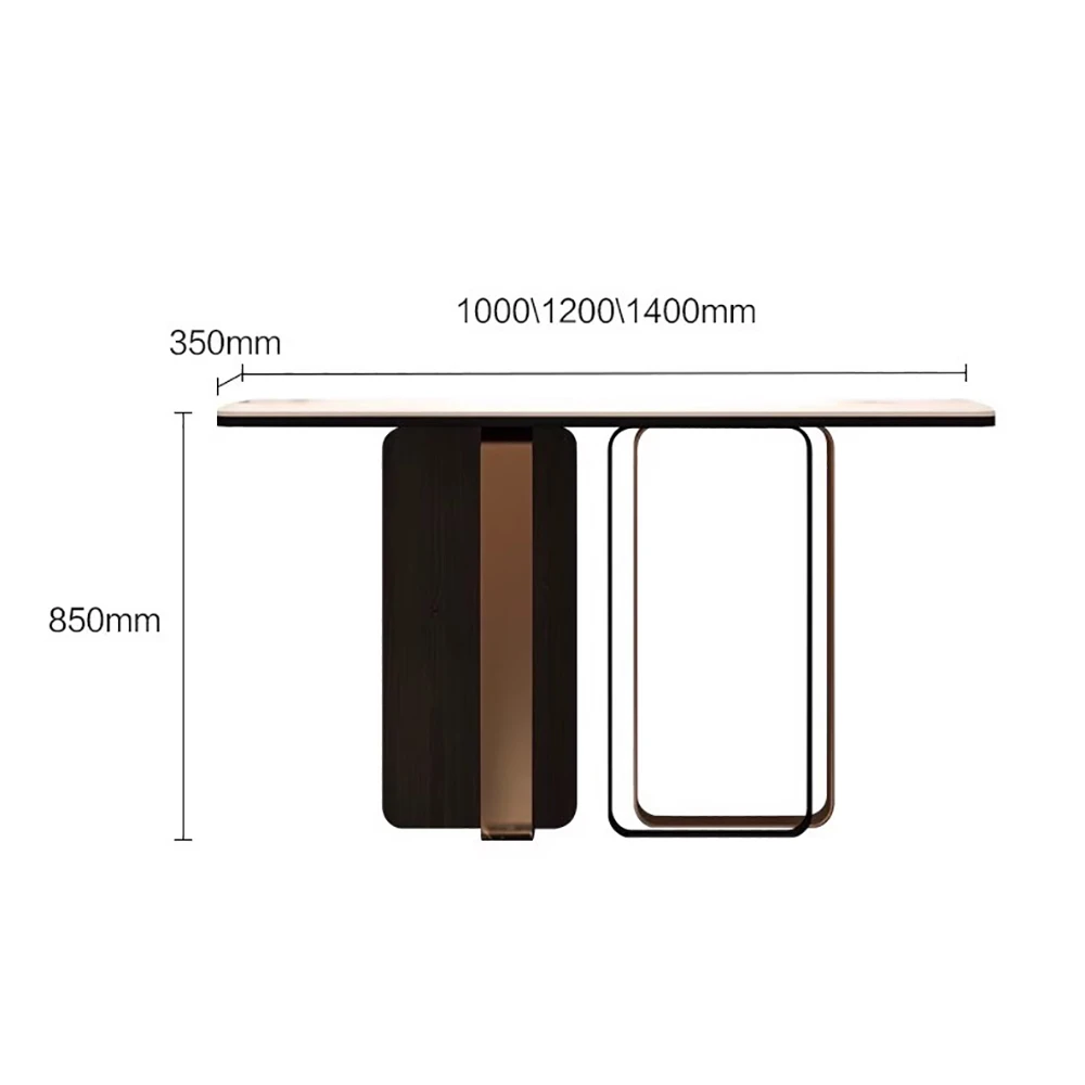 Simple Elegant Hallway Table Beauty Trendy Unique Delicacy Corner Table Modern Design Tabel Console Hallway Table Furniture