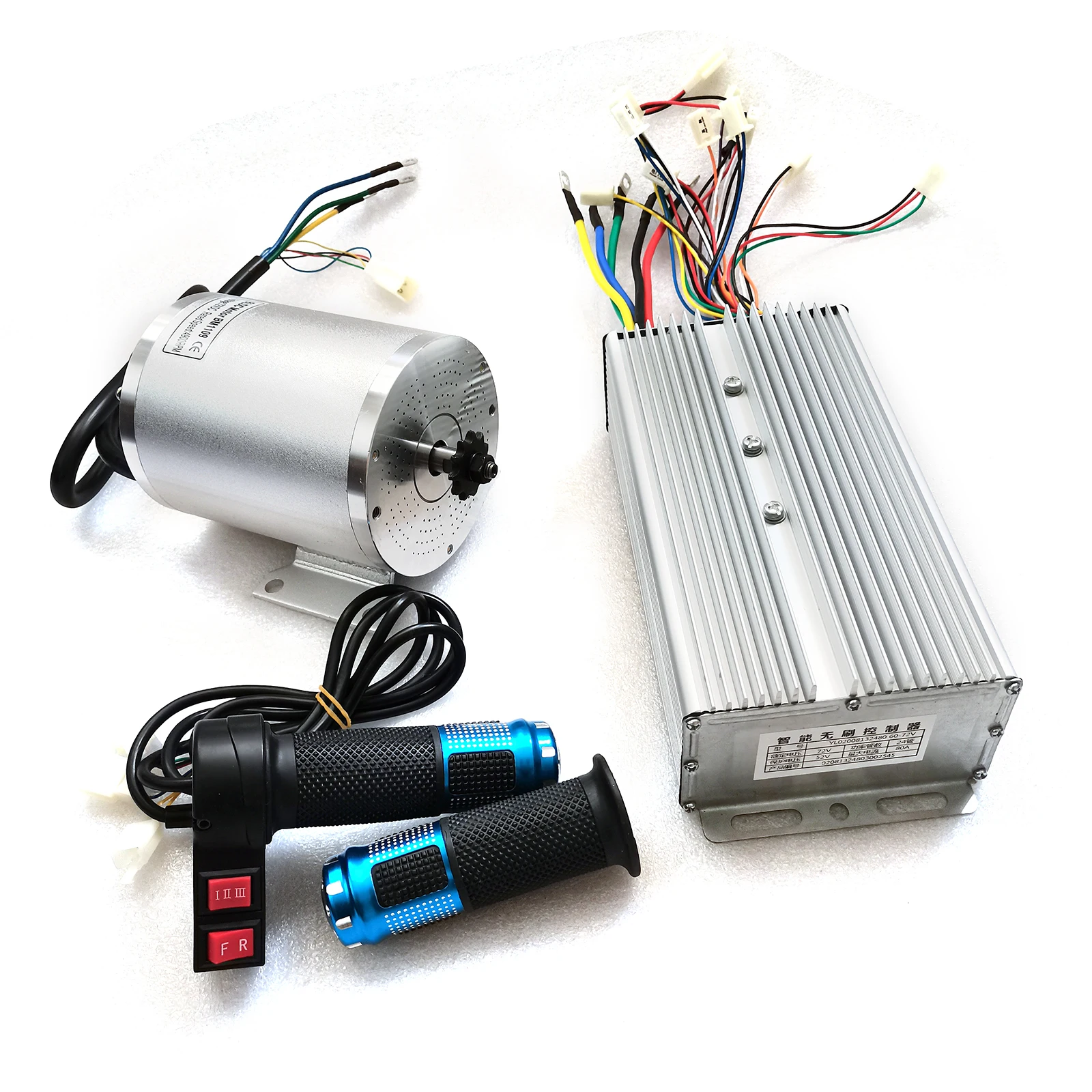 72v 3000w bürstenloser Hochgeschwindigkeits-Motor kit mit Steuerung