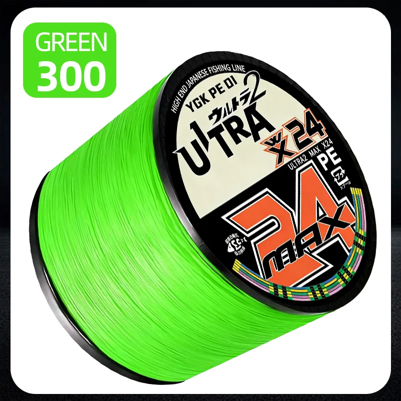 Neue YGK G-Soul X24 Strands PE Geflochtene Angelschnur 300/500/1000M Ultra-Multifilament Angelschnur Super Glatte Karpfen-Angelschnur