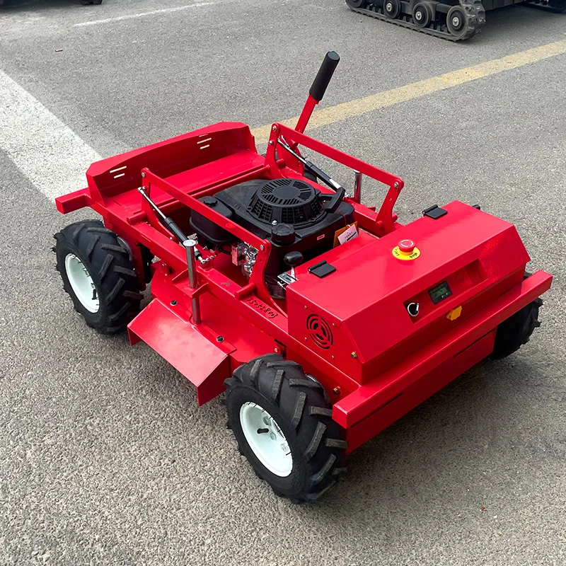 Индивидуальная оригинальная интеллектуальная газонокосилка с дистанционным управлением производителя, садовая гусеничная газонокосилка