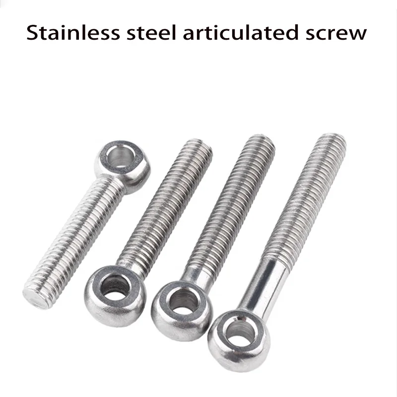 

M5 M6 M8 M10 M12 304 Stainless Steel Ring Link Bolt Fisheye Eye Slip Hole Screw