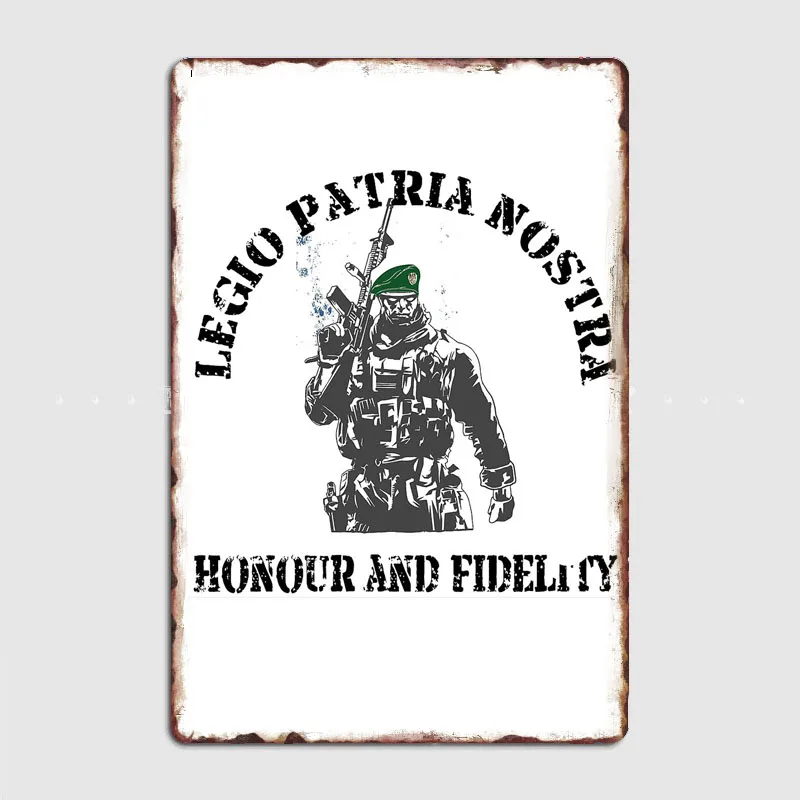 Légion Étrangère 2 REP French foreign legion special forces Metal Plaque Poster Club Home Bar Cave Tin Sign Room Wall Decor