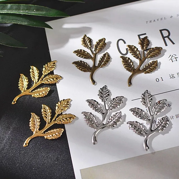 

20 pcs/lot Metal Filigree Flowers Slice Charms base Setting Jewelry DIY Components Findings