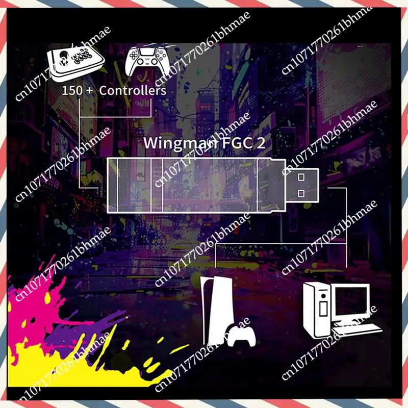 

-A21Z For FGC Game Converter For PS5/PS4 Console Wired Arcade Fight Stick Hitbox Controller Adapter For PC Street Fighter 6