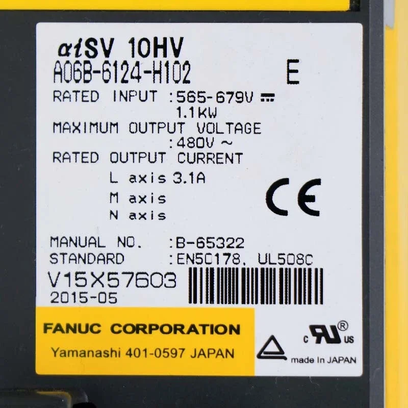 

Сервоусилитель Fanuc A06B-6124-H102, проверен, исправен, с ускоренной доставкой
