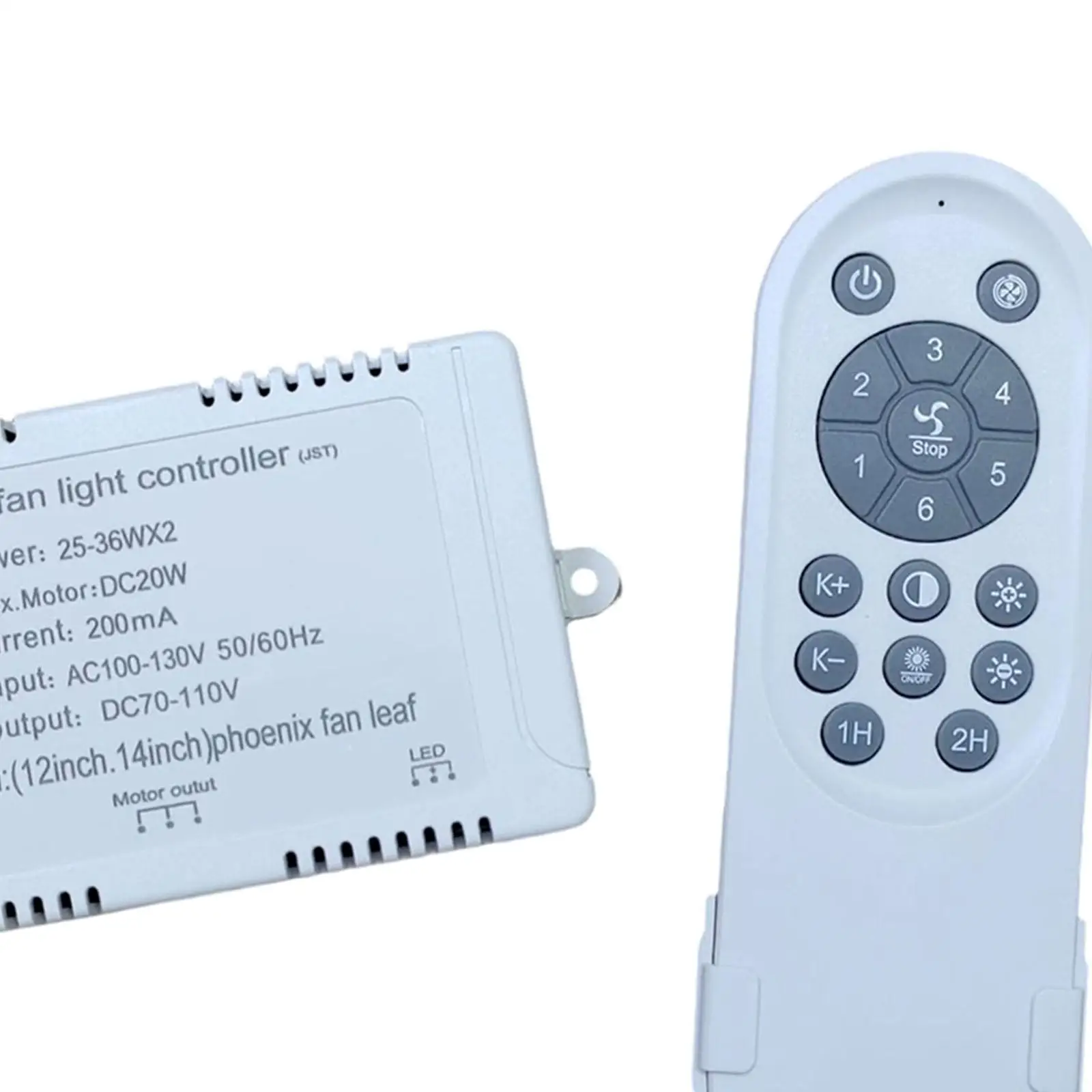 Ceiling Fan Remote Control Set 110V Replacement for Ceiling Fans with Lights