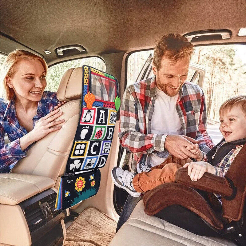 赤ちゃん用のしわクロス付きミラー玩具、フリップブック、ソフトテーザー、白黒、教育学習玩具、高コントラスト、おなかタイム