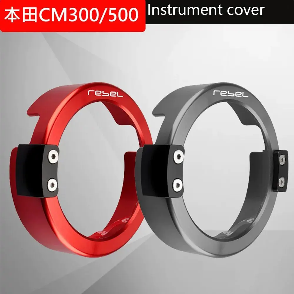 

For Honda Rebel CMX 300 CMX 500 2020-2023 Aluminum Alloy Bracingo Motorcycle Gauge Meter Trim Ring Instrument Cover Protector
