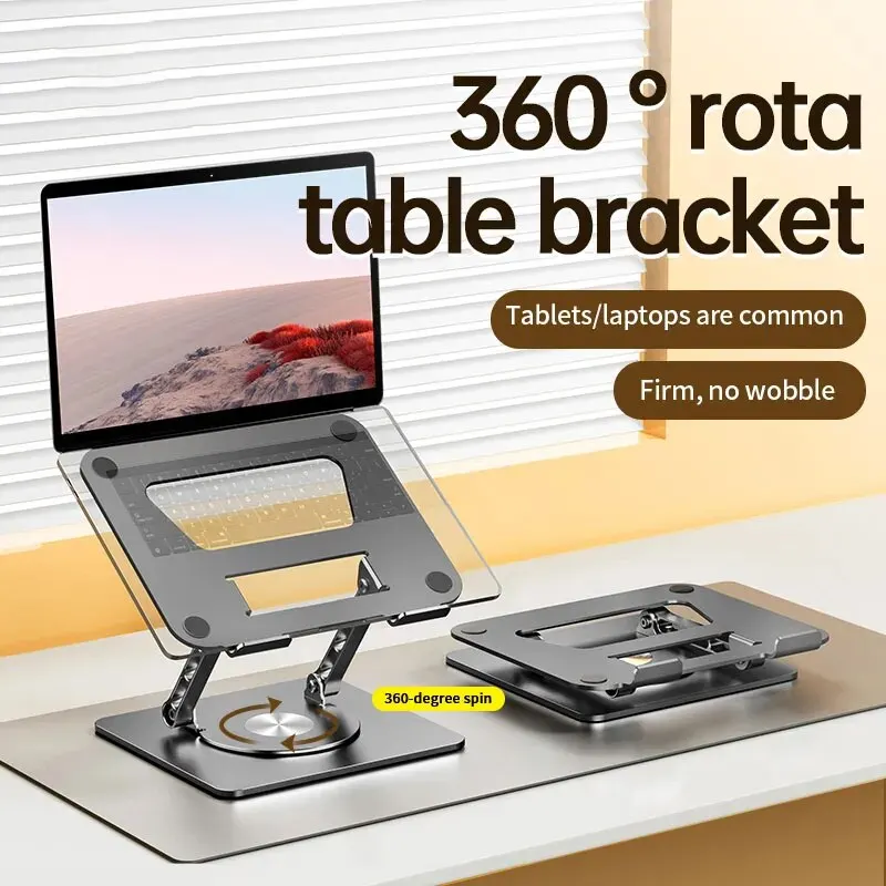 AliExpress Collection LS652 Laptop Stand Aluminium Legering Opvouwbare Tablet Rotale Stand Macbook Laptop Draagbare Vouwhouder