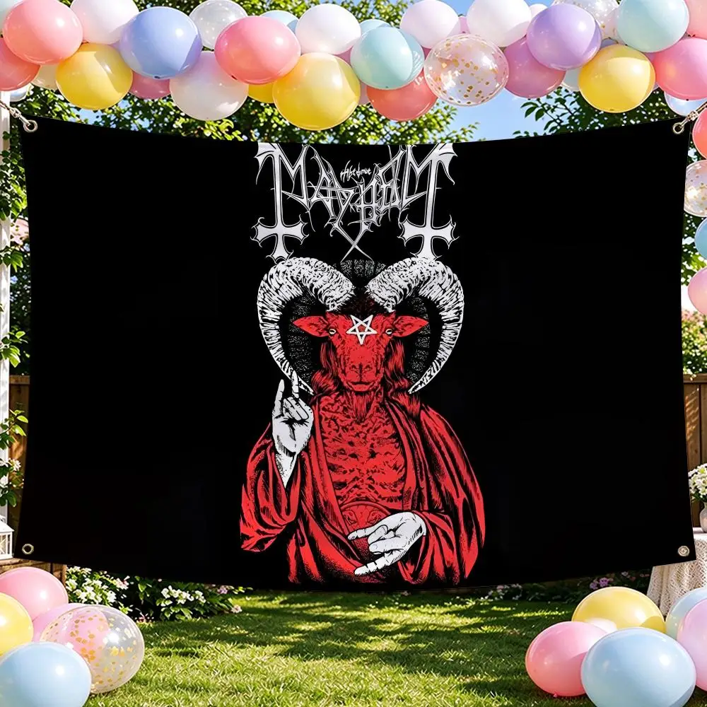 Bathory Flags Banner For Bedroom Outdoor Living Room Restaurant Bar Wall Decor Party