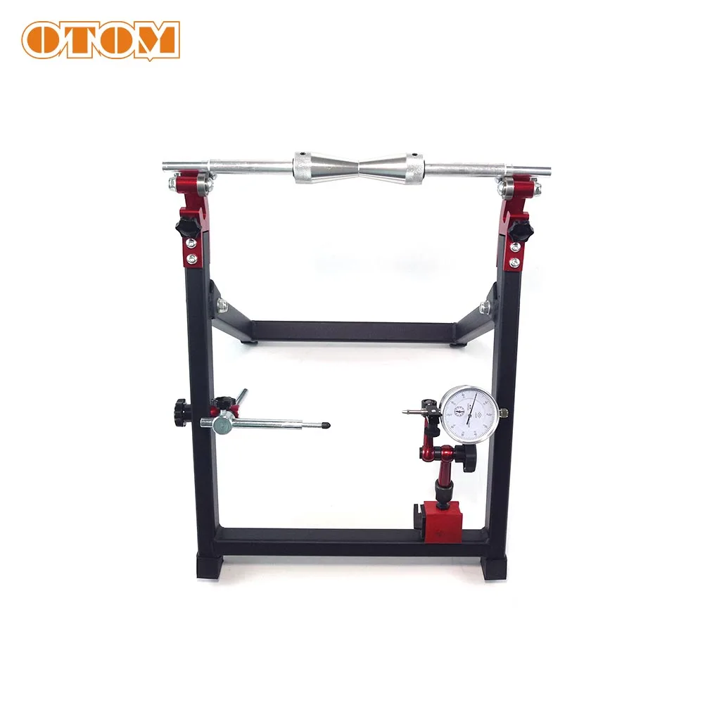 Otom Motorfiets Universele Tool Velg Balansstand Opvouwbaar Wiel Balcer Met Wijzerplaat Indicator Voor Crf Yzf Ktm Kx
