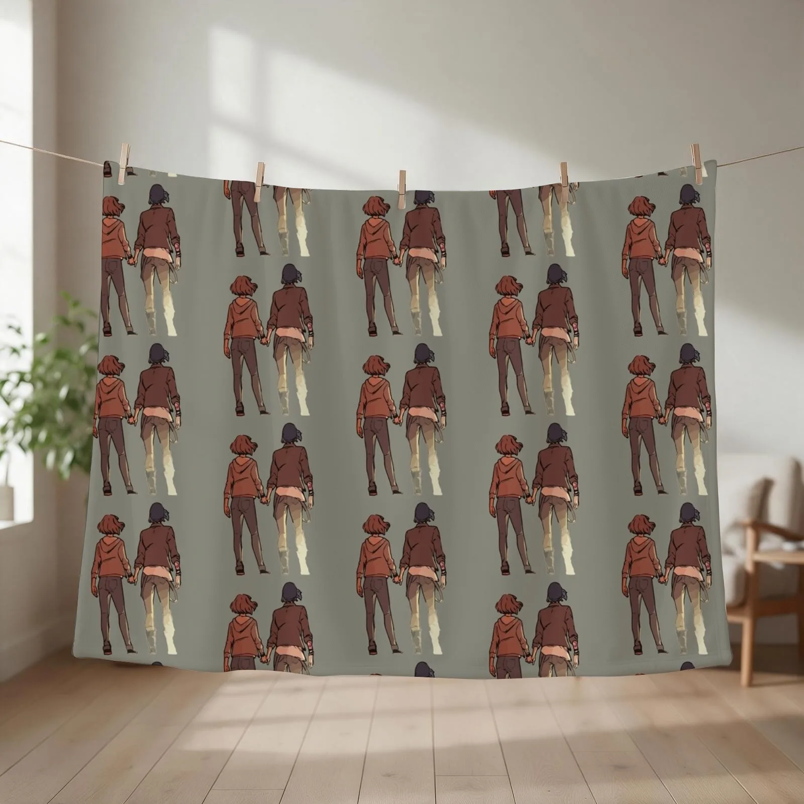 Life is Strange True Colors Chenss Throw Blanket couch cozy soft plush fuzzy picnic outdoor blanket