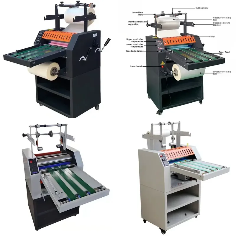 Fully Automatic A3/A4 Laminating Machine Versatile Independent Temperature Control for Single Double-Sided for A5 Paper Size