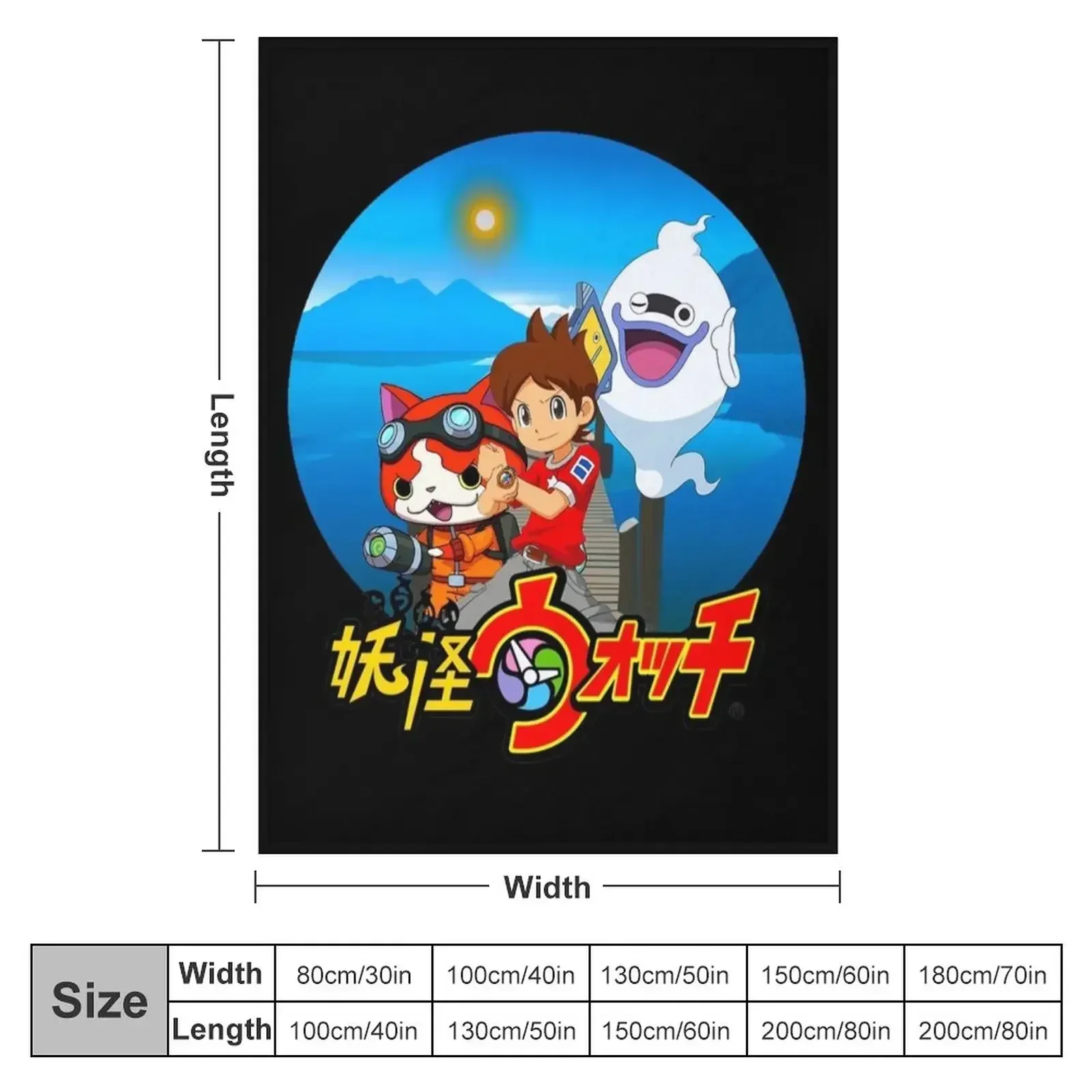 yokai-watch Throw Blanket Warm Fashion Sofas Luxury Brand Decorative Throw heavy to sleep Soft Big Blankets
