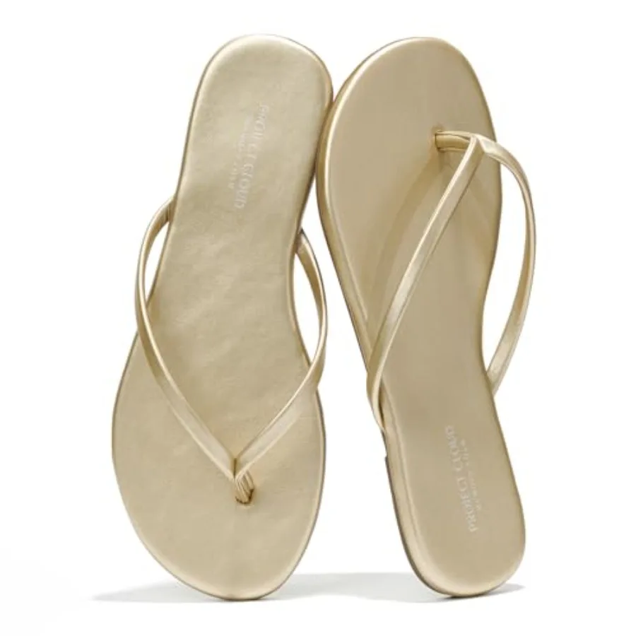 

Flip Flops for Women Footwear- Lightweight and Memory Foam Insole als for Women 202 - Durable Non-Slip Beach Essentials Flats f