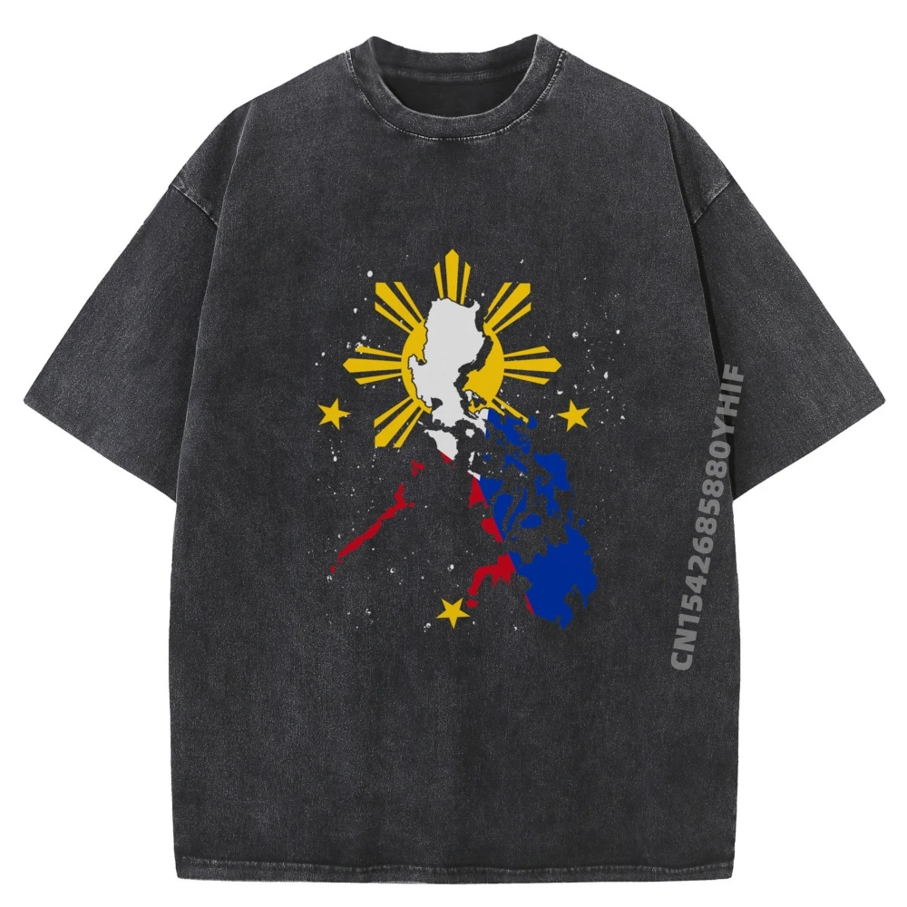 

Флаг Филиппин, филиппинская гордость, наследие Pinoy, филиппинские Camisas Basicas Hombre, хлопковая удобная одежда, забавные потертые футболки