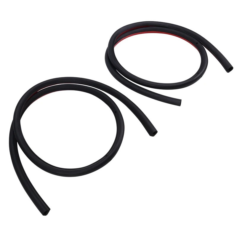 1Pair Car Rear Door Seal 1090509-00-D 1090508-0-D For Tesla Model 3 2017-2022 Door Sealing Rubber Waterproof Strips