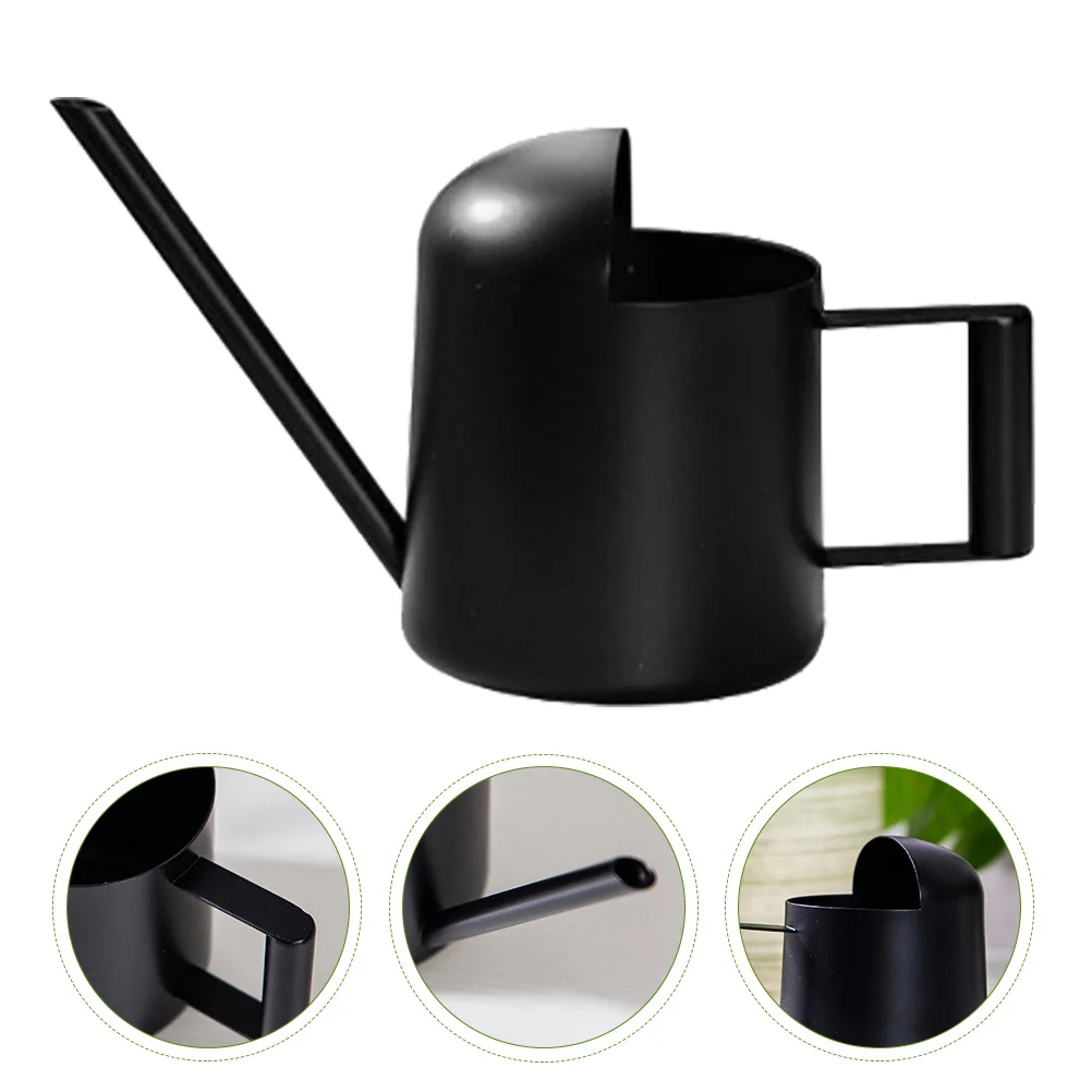 

Watering Can Vintage Garden Nozzle Outdoor Kettle Plants Stainless Steel Pot Spout