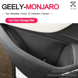 For GEELY Monjaro Xingyue L KX11 2022 2023 Car Door Inner Pocket Storage Box Compartment Mat Anti-Slip Liner Tray Insert Part